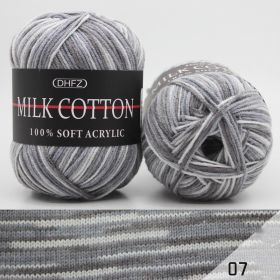 Three Section Dyed Multi-color Jacquard Score Lines With Medium Thick Lines (Option: Grey)