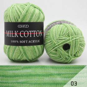Three Section Dyed Multi-color Jacquard Score Lines With Medium Thick Lines (Option: Green)