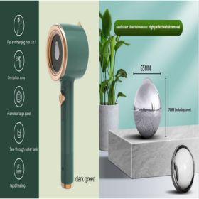 Mini Portable Handheld Garment Steamer Fabric Steam Iron For Clothes Travel Home Appliances Vertical US Plug Ironing Machine (Option: Green set-Au-1PCS)