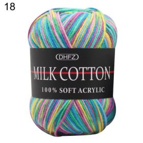 Three Section Dyed Multi-color Jacquard Score Lines With Medium Thick Lines (Option: Green blue)