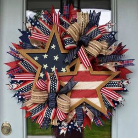 1 pc 250th anniversary of American independence, bald eagle commemorative wooden plaque, home porch decoration, wooden hanging board (Color: 32, size: 40*40*0.5cm)