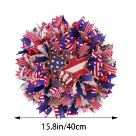 1PC Wooden tags for Independence Day, patriotic American homes, rural areas, wooden walls, door decorations, wooden crafts (Color: 94, size: 30*30*0.5cm)