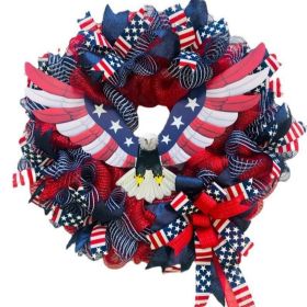 1PC Wooden tags for Independence Day, patriotic American homes, rural areas, wooden walls, door decorations, wooden crafts (Color: 97, size: 30*30*0.5cm)