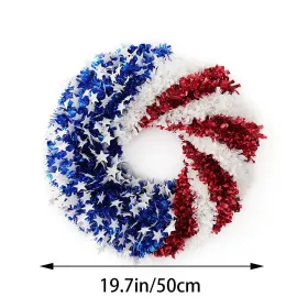 1PC Wooden tags for Independence Day, patriotic American homes, rural areas, wooden walls, door decorations, wooden crafts (Color: 95, size: 40*40*0.5cm)