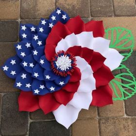 1PC Wooden tags for Independence Day, patriotic American homes, rural areas, wooden walls, door decorations, wooden crafts (Color: 101, size: 40*40*0.5cm)