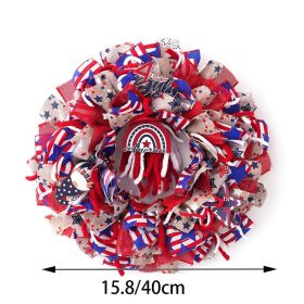 1PC Wooden tags for Independence Day, patriotic American homes, rural areas, wooden walls, door decorations, wooden crafts (Color: 96, size: 20*20*0.5cm)