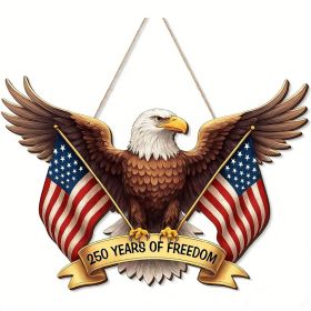 Wooden plaque pendants, holiday plaques, wall signs, signage decorations, hanging paintings, Independence Day in the United States (Color: 17, size: 30cm)